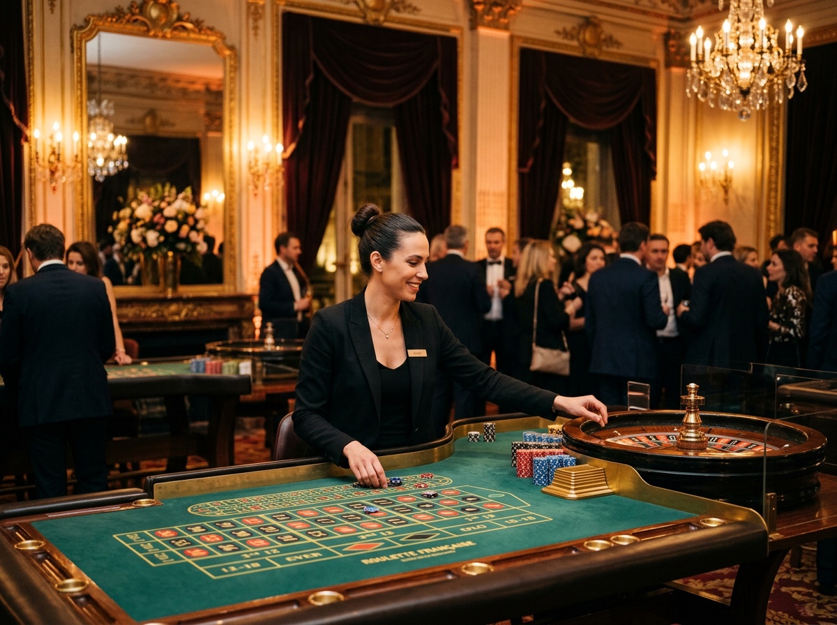 Casino en direct avec croupier